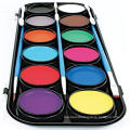 Face Painting Party Set with Professional Brushes Stencils